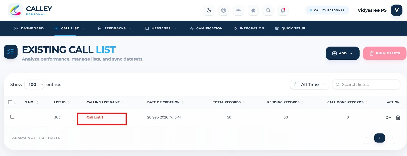 Web panel setup step 10