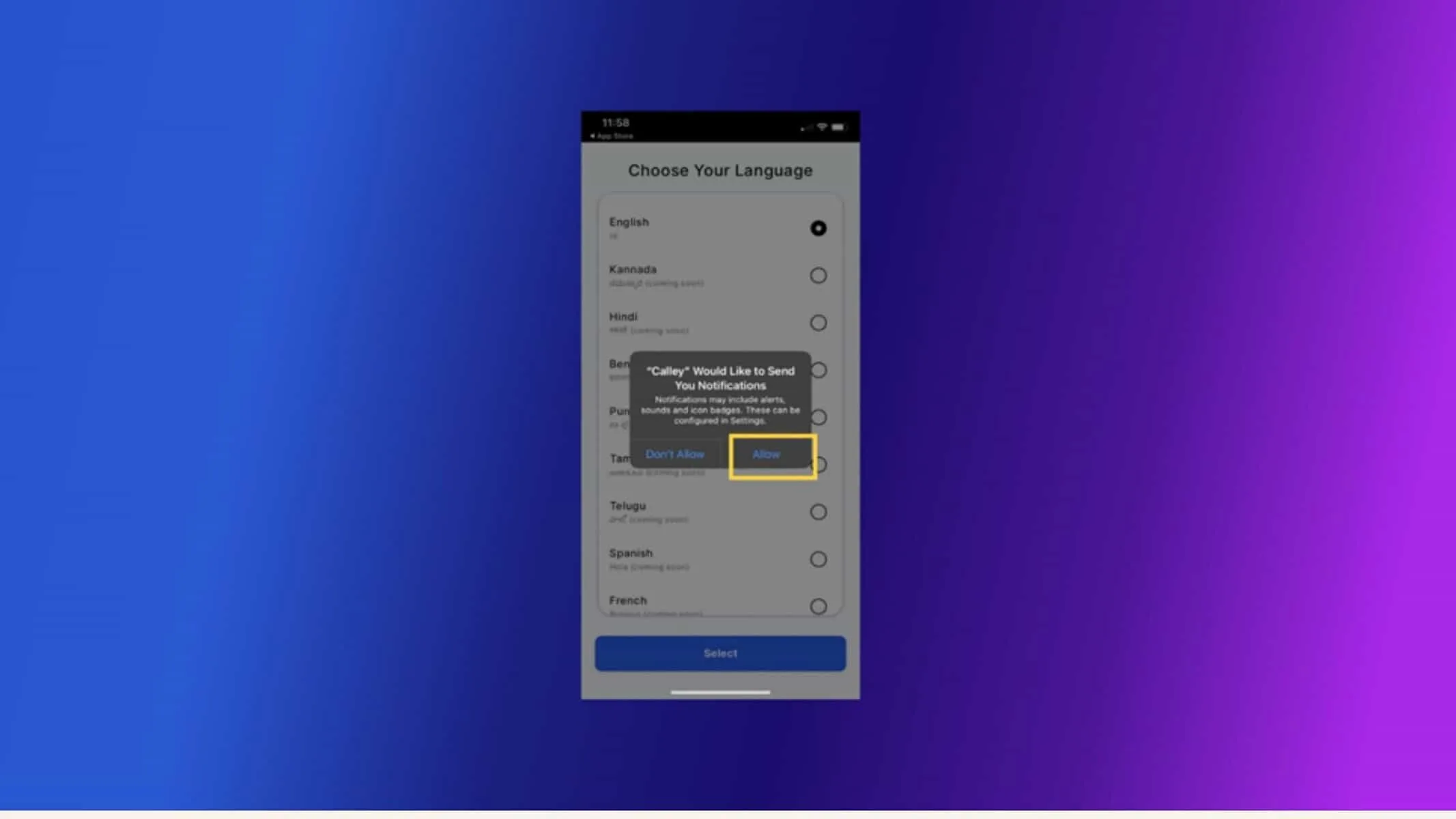 iPhone app step 14
