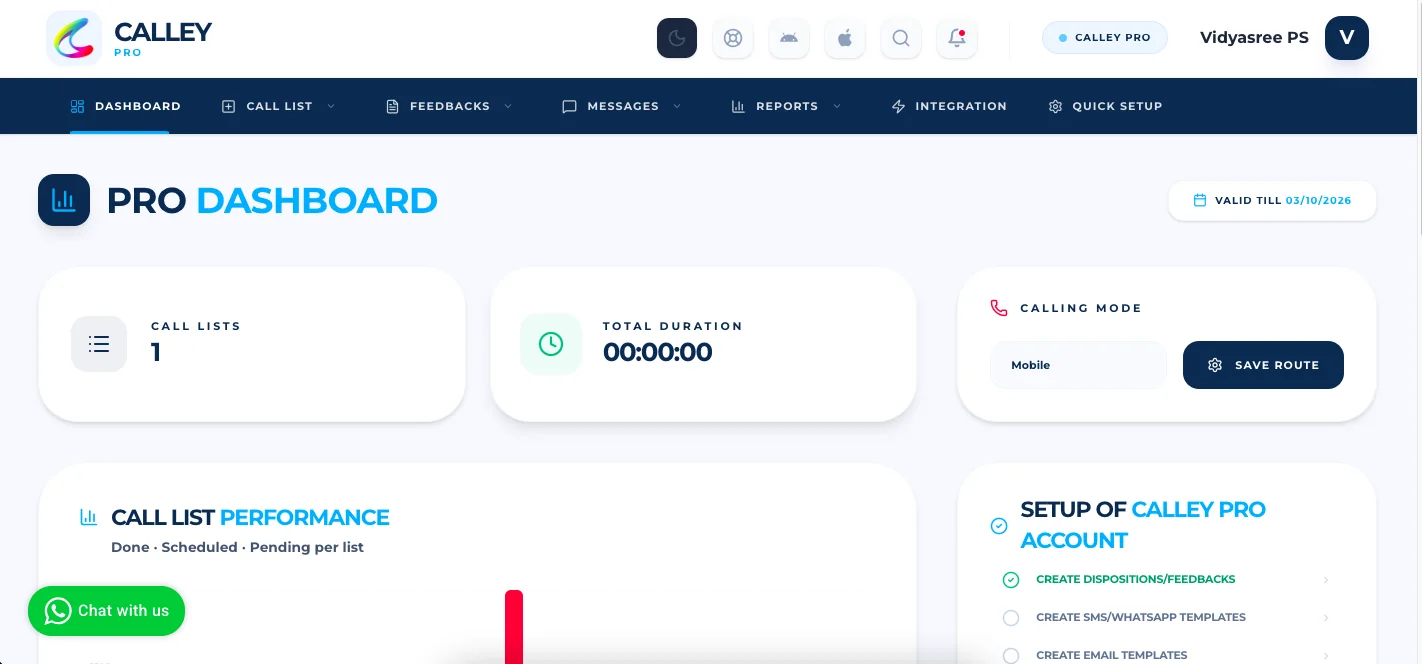 As you are logged into the panel go to Dashboard
