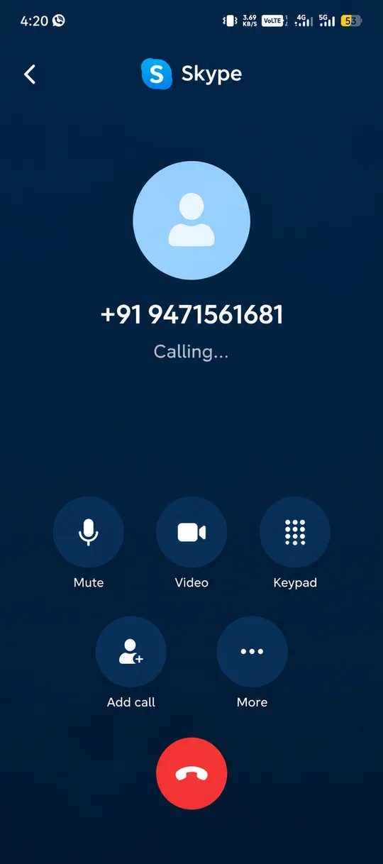 Autodial with Calley and Skype, step 11