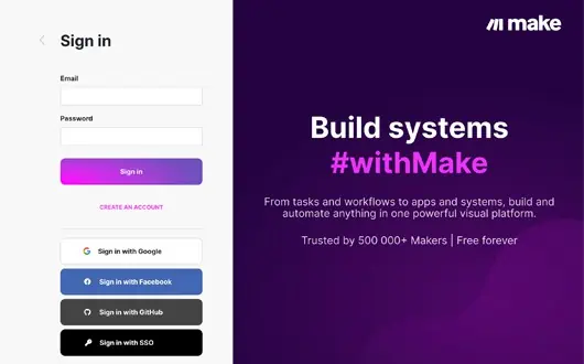 Calley Make.com integration step