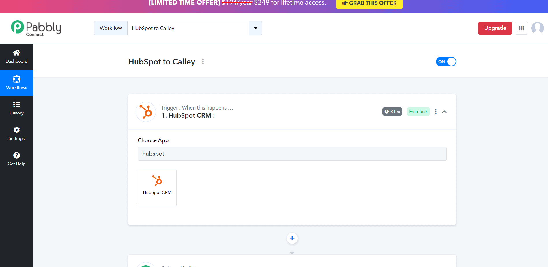 Now select an App from where you want to import a lead to Calley. Now I am selecting HubSpot for a guide.