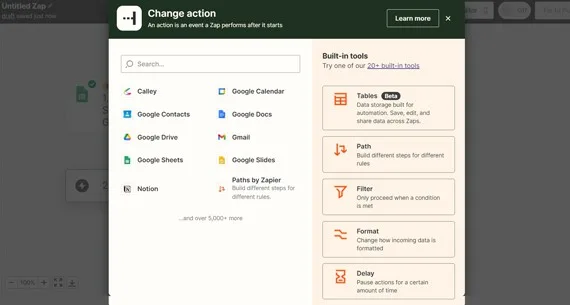 In the Second Step, choose a Calley Autodialer App by typing in search box.